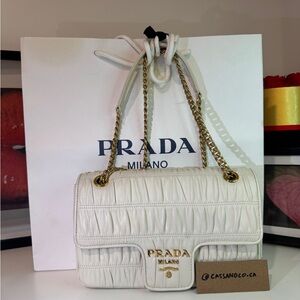 Prada Pattina Shoulder Bag